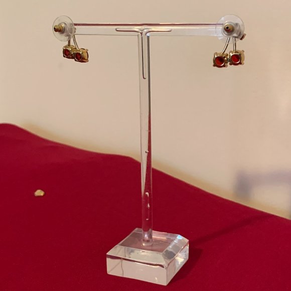 NWOT Authentic Kate Spade Captivatingly Charming Ma Cherie' Cherry Crystal Studs - Picture 7 of 9